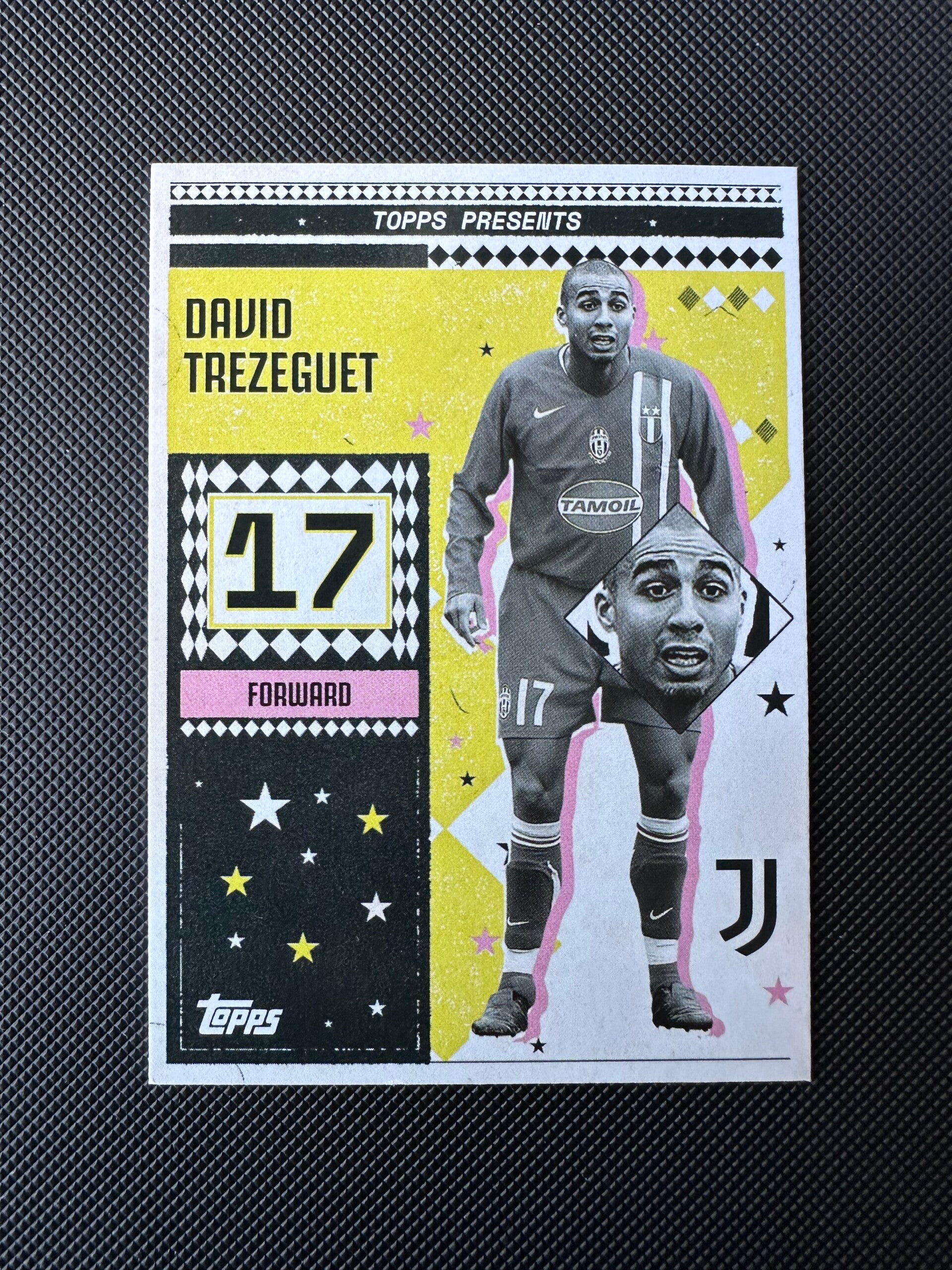 David Trezeguet Topps Team Set 2025 Black And White #35