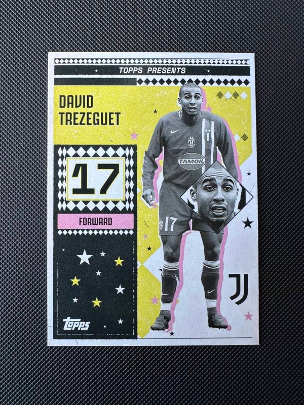David Trezeguet Topps Team Set 2025 Black And White #35