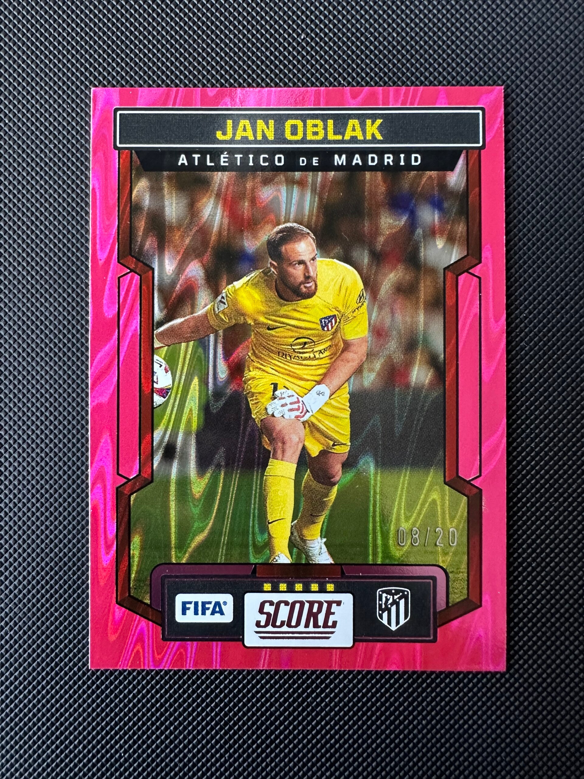 Jan Oblak /20 Panini Score FIFA 2023/24 Pink Swirl #26
