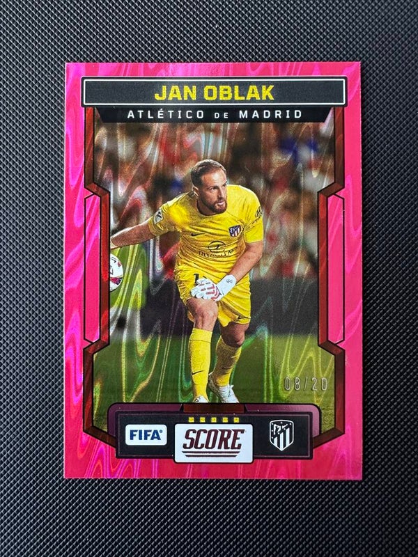Jan Oblak /20 Panini Score FIFA 2023/24 Pink Swirl #26