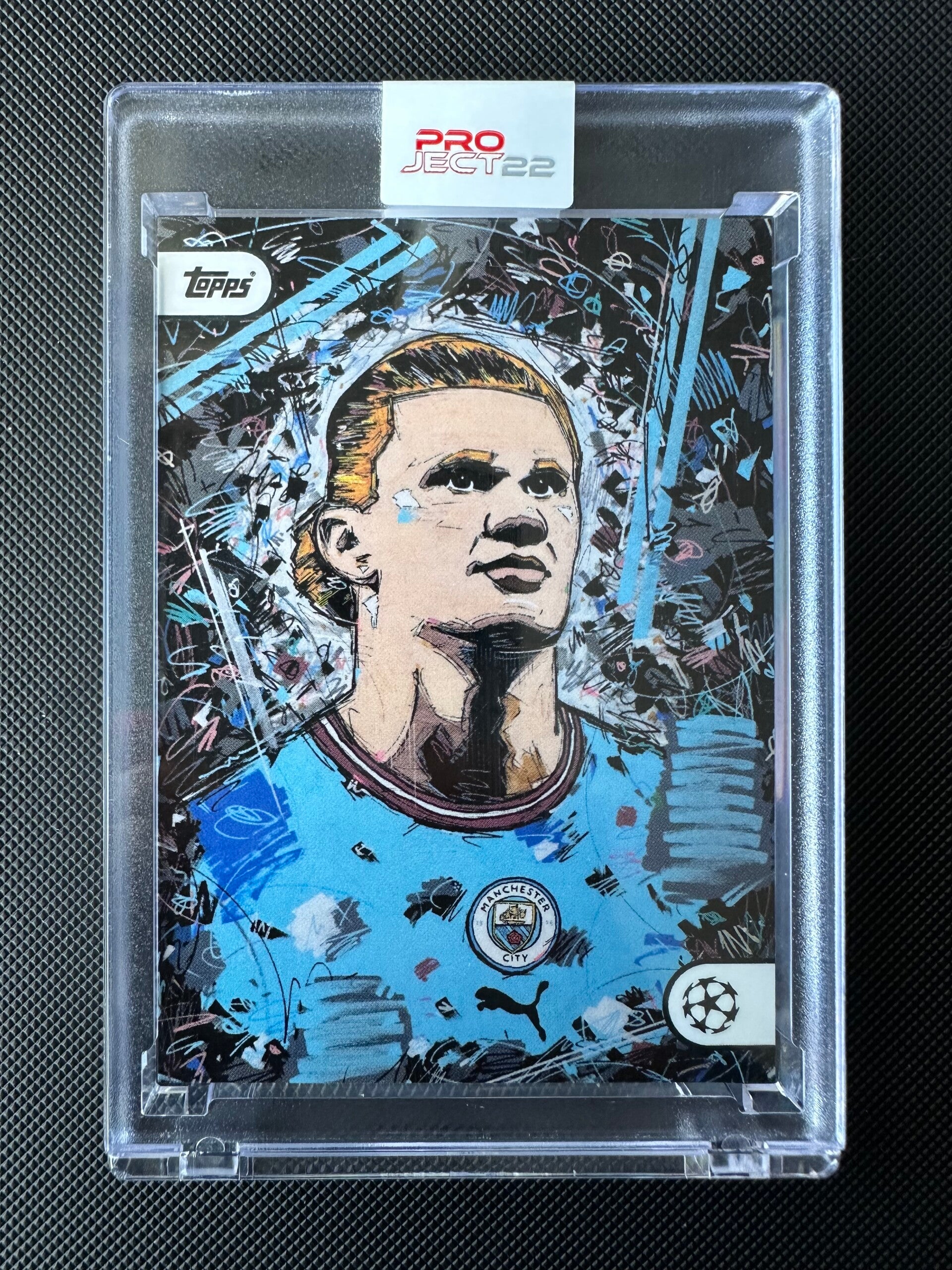 Erling Haaland Topps Projet22 2023 by Ivan Beslic