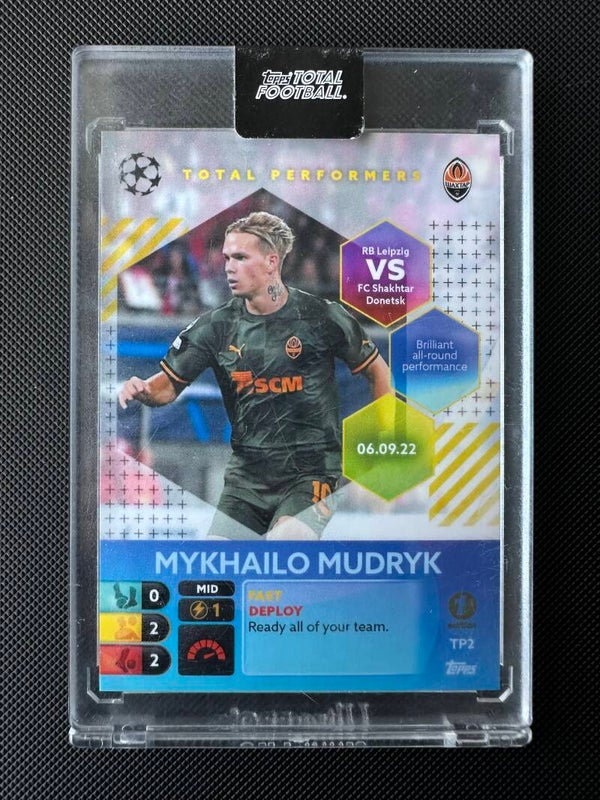 Myhailo Mudryk Topps Total Football 1st Edition SHAKHTAR
