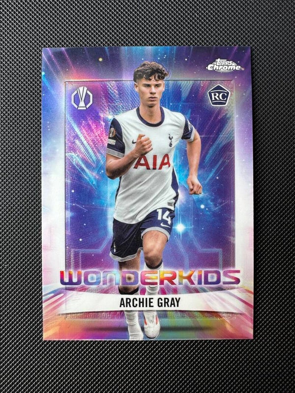Archie Gray Rookie Topps Chrome 2025 Wonderkids Refractor #WK-5