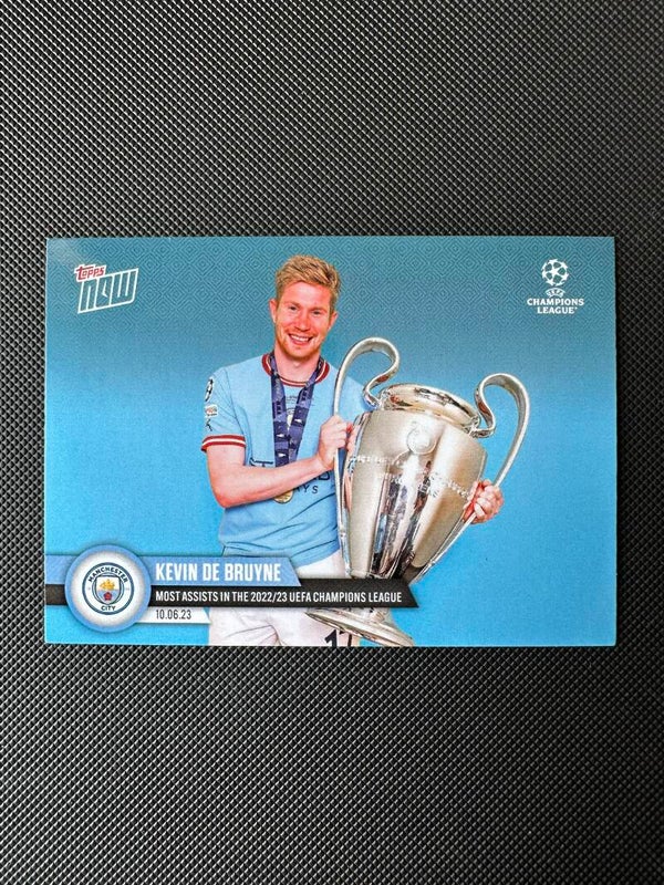 Kevin De Bruyne Topps Now 2023 Most Assist In The 2022/23 UEFA CL #122
