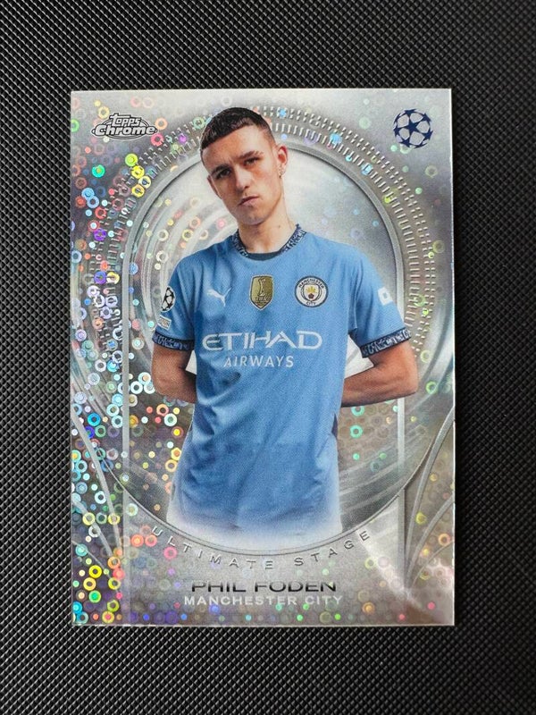 Phil Foden Topps Chrome 2025 Ultimate Stage #USC-34