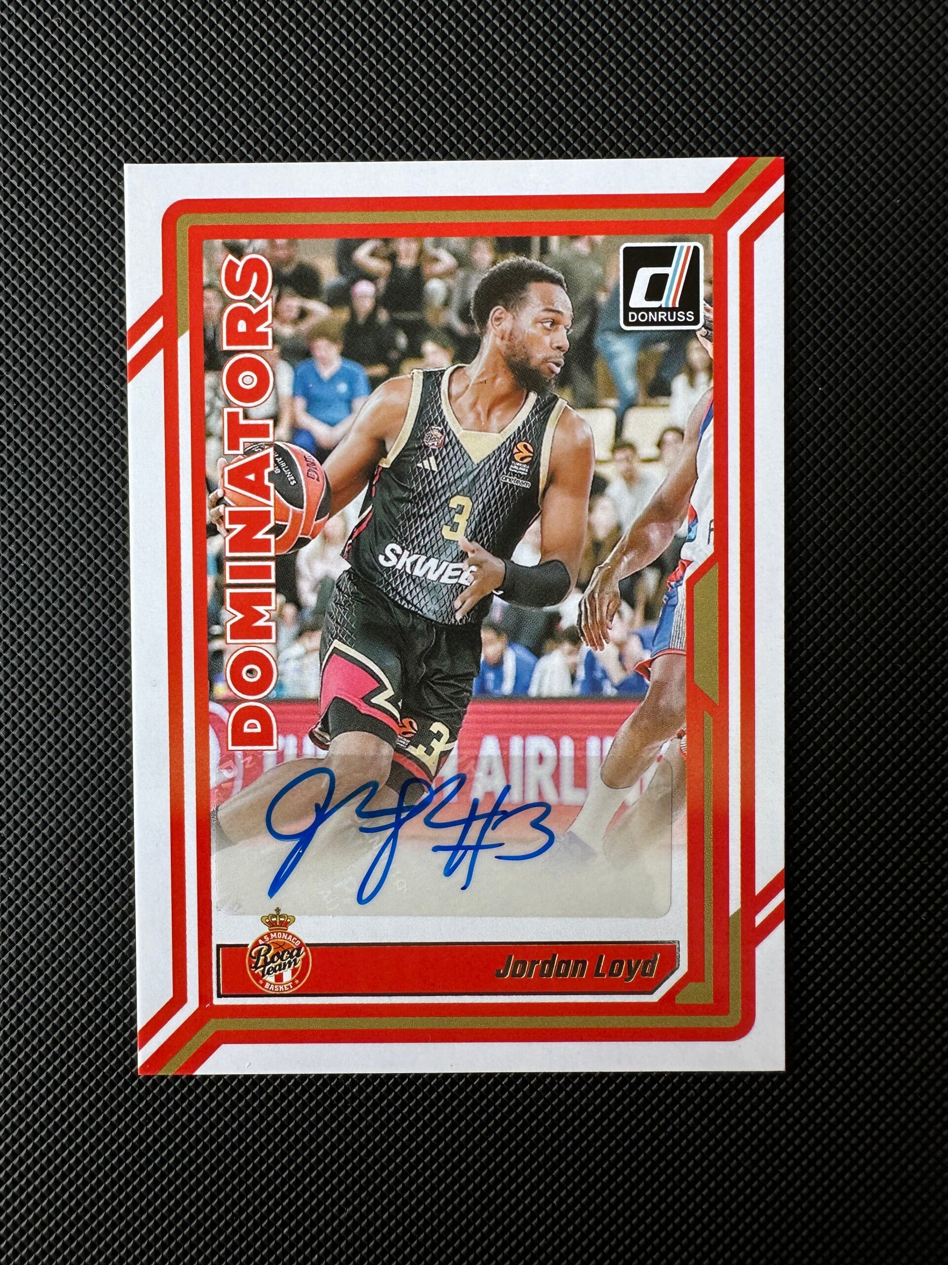 Jordan Loyd Auto Panini Donruss Euroleague 2023/24 Dominators #DS-LYD