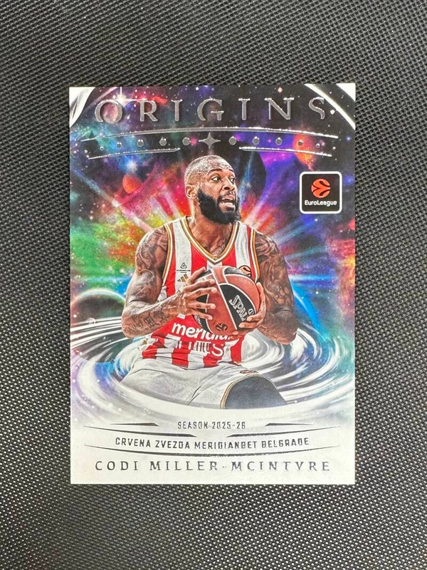 Cody Miller McIntyre Panini Origins Euroleague 2025/26 #20