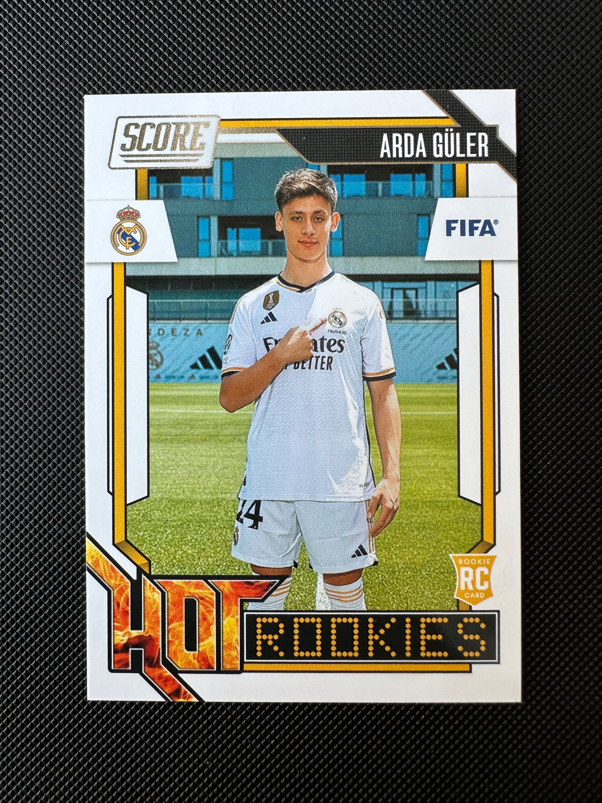 Arda Guler Rookie Panini Score FIFA 2023/24 Hot Rookies #13 REAL MADRID