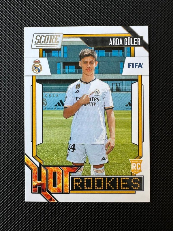 Arda Guler Rookie Panini Score FIFA 2023/24 Hot Rookies #13 REAL MADRID