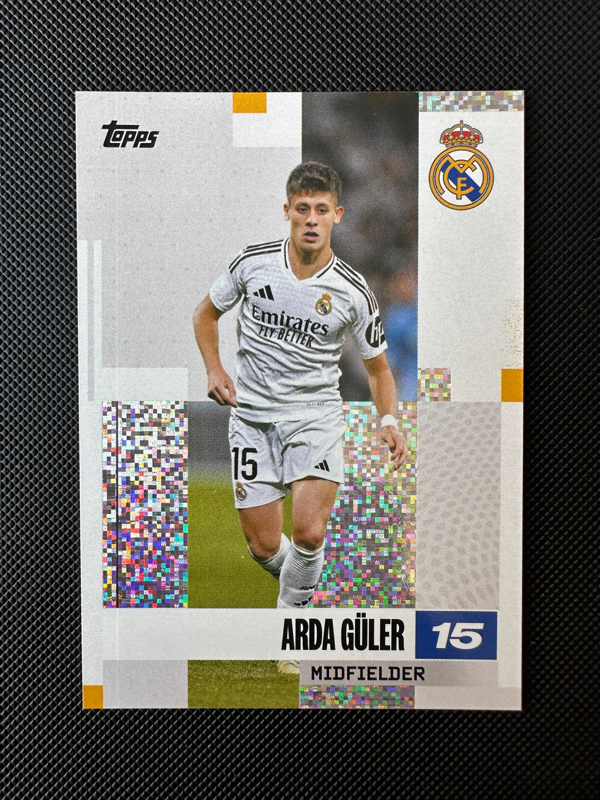 Arda Guler Topps Team Set 2025 Speckle #16 REAL MADRID