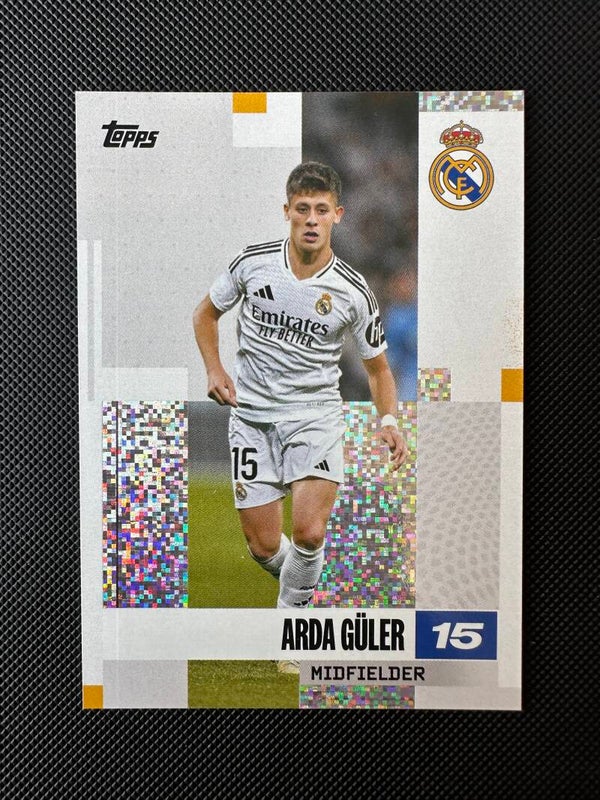 Arda Guler Topps Team Set 2025 Speckle #16 REAL MADRID