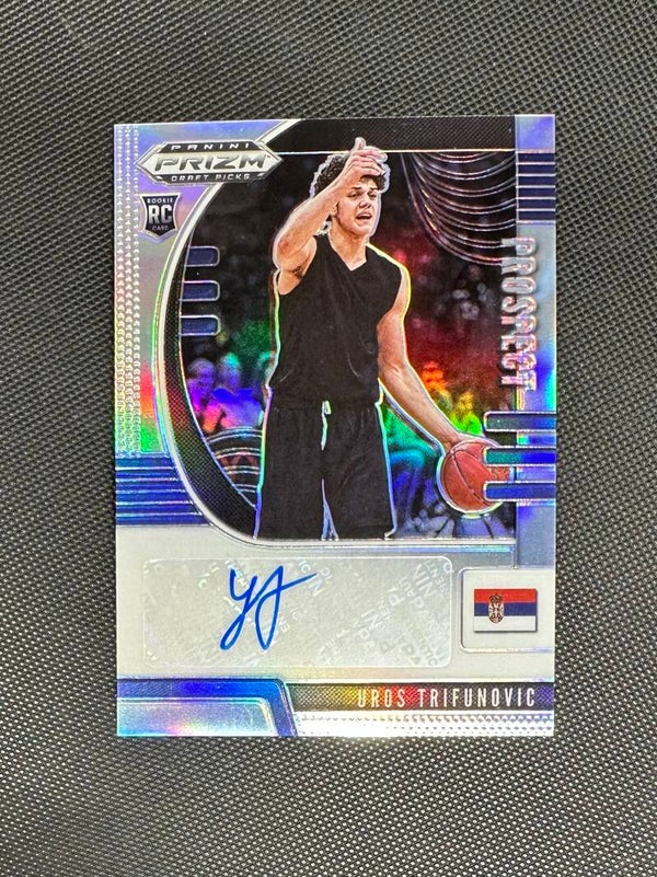 Uroš Trifunović Rookie Auto Panini Prizm Draft Picks 2020 Prospect Autographs Prizm #PA-UT