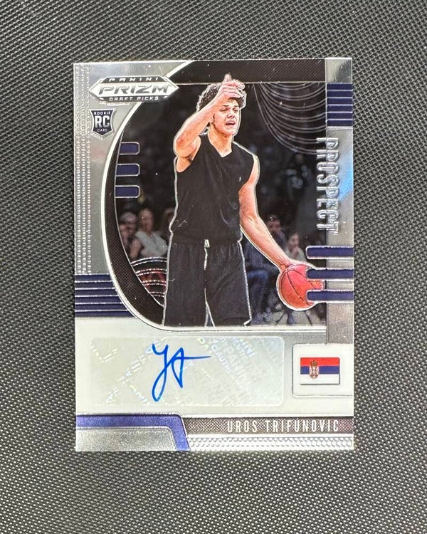 Uroš Trifunović Rookie Auto Panini Prizm Draft Picks 2020 Prospect Autographs #PA-UT
