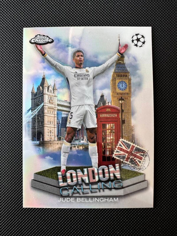 Jude Bellingham Topps Chrome 2024 London Calling Refractor #LC-4 REAL MADRID