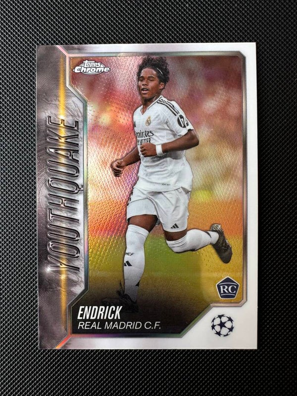 Endrick Rookie Topps Chrome 2025 Youthquake Refractor #YQ-2 REAL MADRID