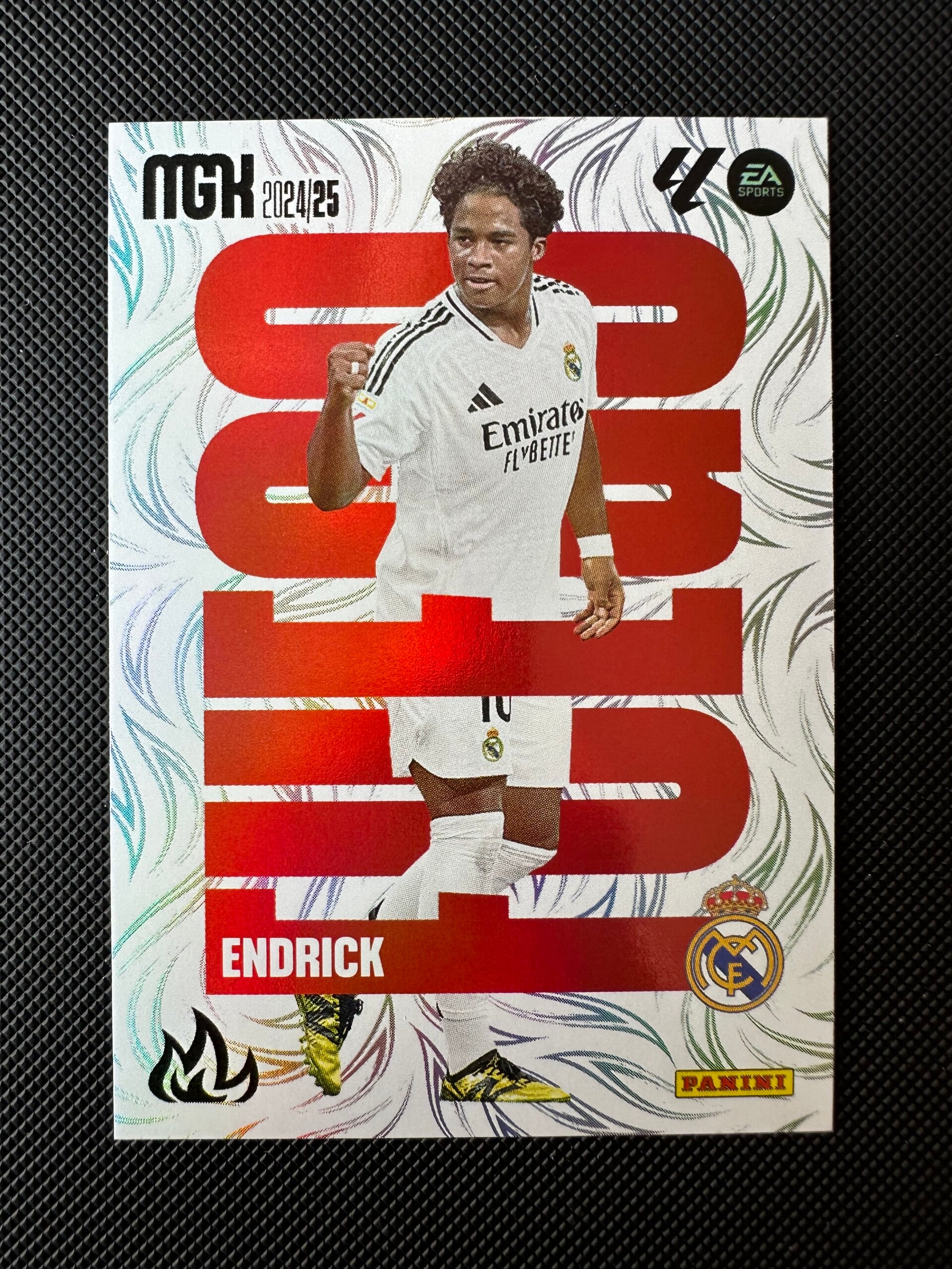 Endrick Panini MGK La Liga 2024/25 Fuego #499 REAL MADRID