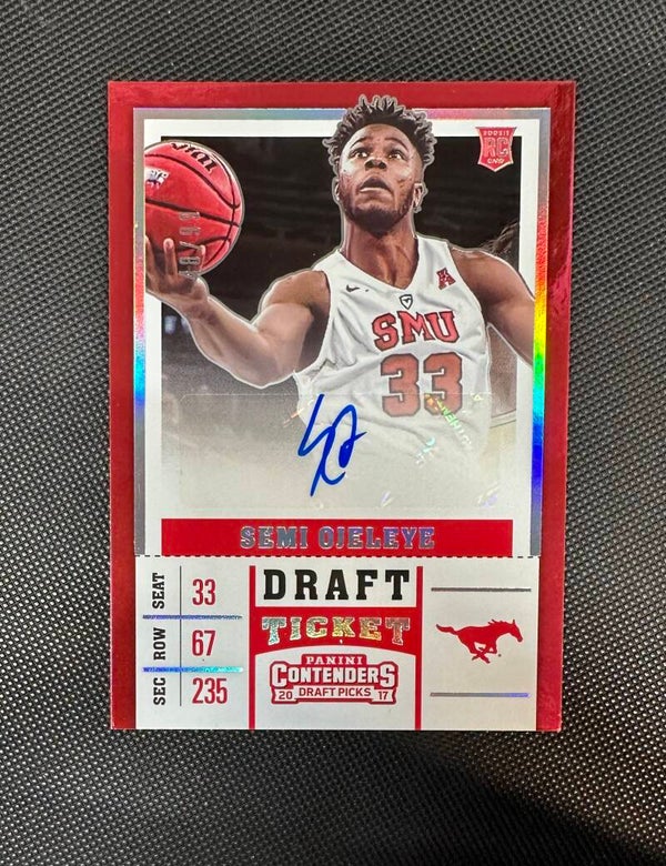 Semi Ojeleye Rookie Auto Panini Contenders Draft Picks 2017 Draf Ticket #104