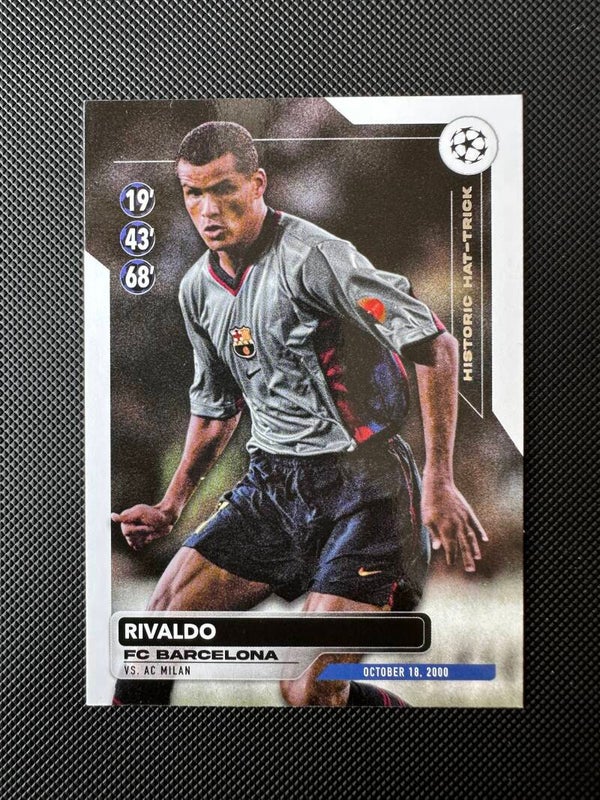 Rivaldo Topps UEFA CL 2024 Historic Hat-Trick #HH-3