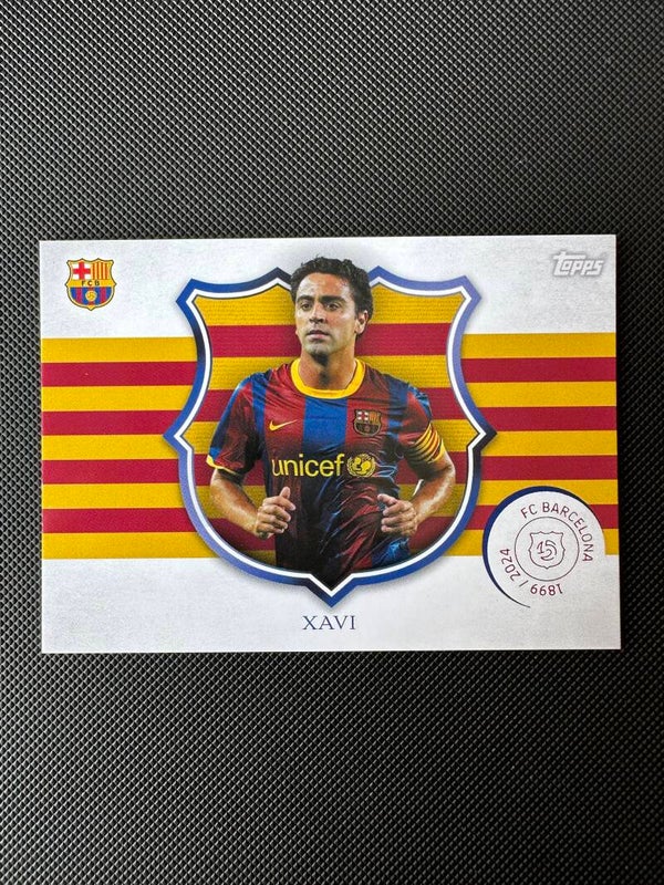 Xavi Topps FC Barcelona 125 Years Anniversary 2025 #CA-1