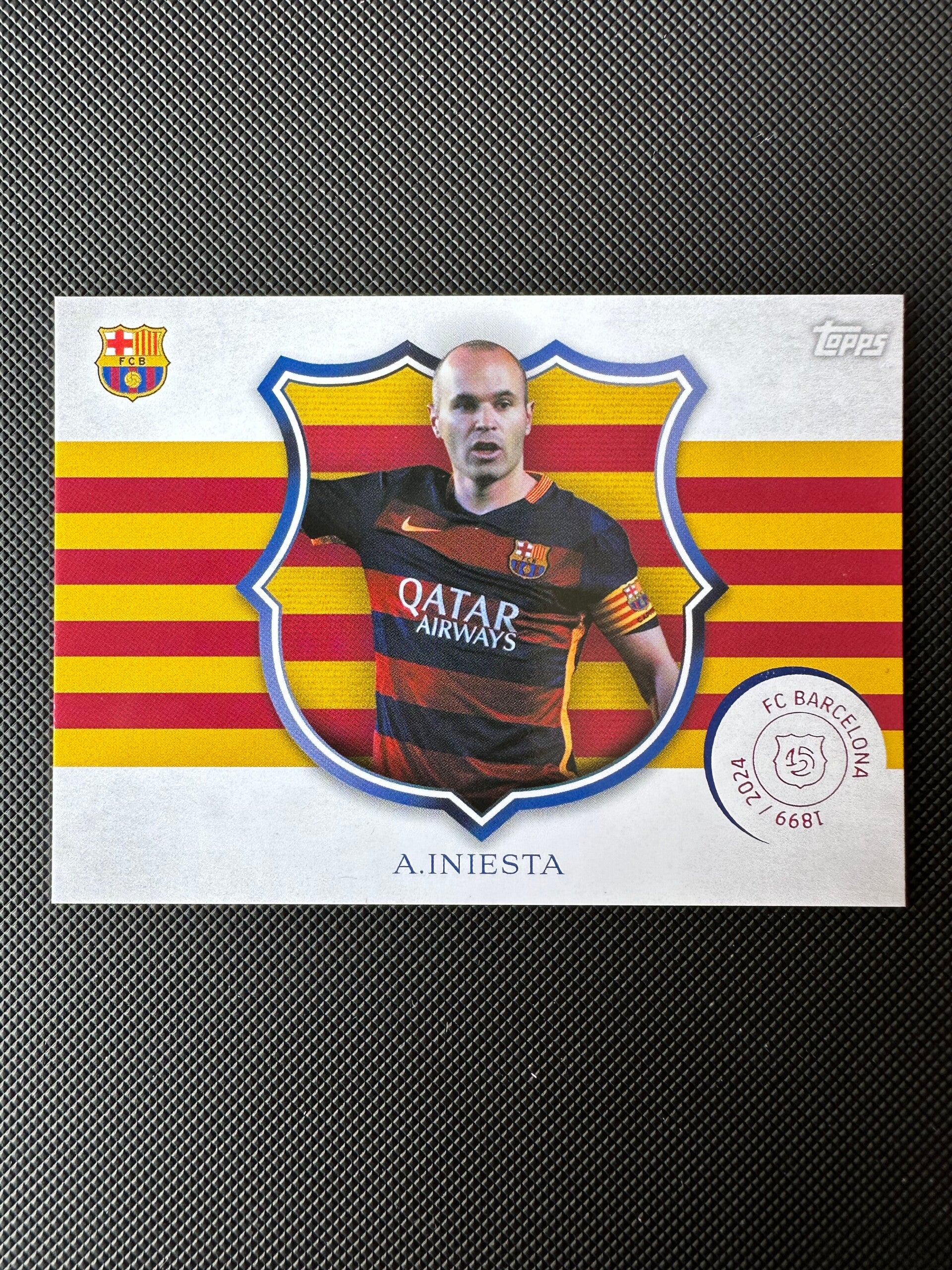 Andres Iniesta Topps FC Barcelona 125 Years Anniversary 2025 #CA-2