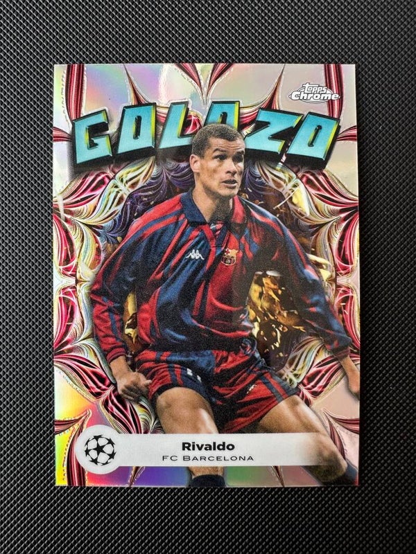 Rivaldo Topps Chrome UEFA CC 2023/24 Golazo #GL-7