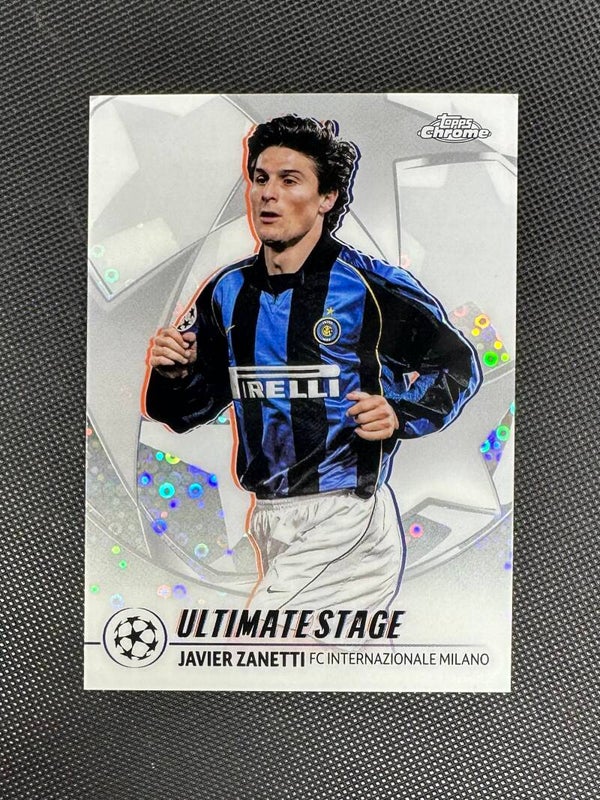 Javier Zanetti Topps Chrome UEFA Club Competitions 2025/26 Ultimat Stage #US-38