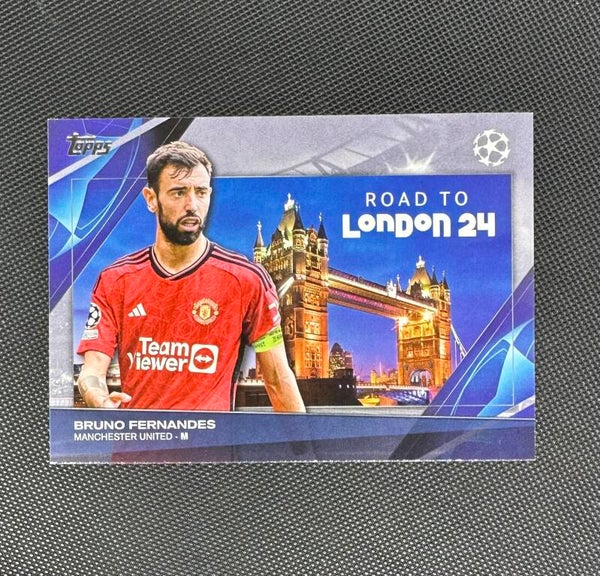 Bruno Fernandes Topps UEFA Club Competitions 2023/24 Road To London24 #RF-15