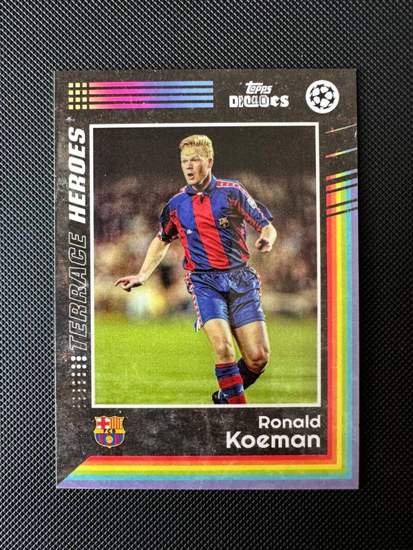 Ronald Koeman Topps Decades 2024 Terrace Heroes