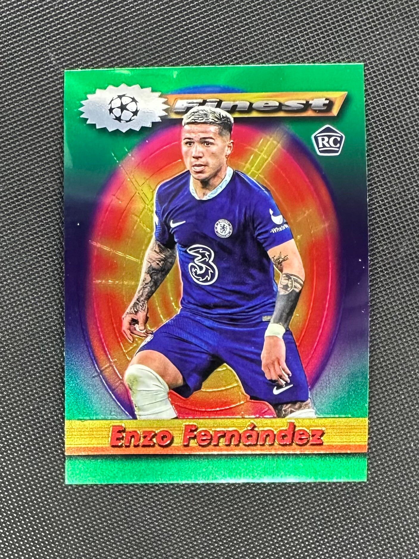 Enzo Fernandez Rookie Topps Finest Flashback 2022/23 #5