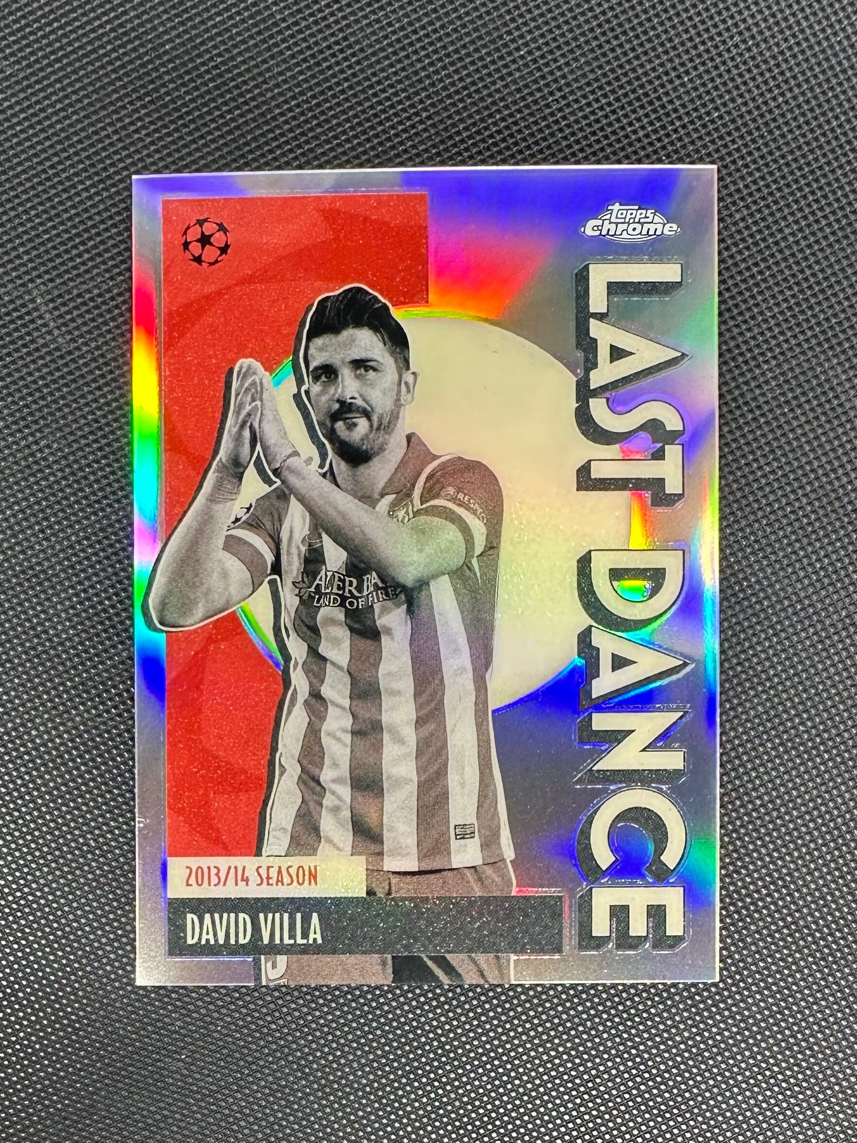 David Villa Topps Chrome UEFA Club Competitions 2025/26 Last Dance Season 2013/14 #LD-5