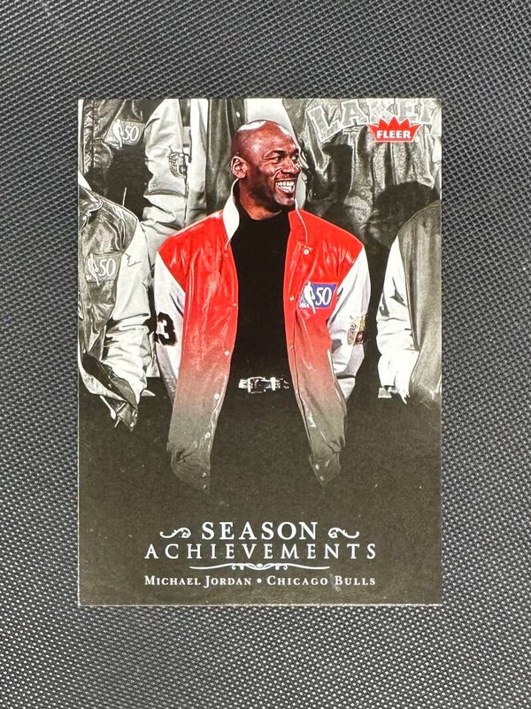 Michael Jordan NBA Fleer 2007/8 Season Achievements #SH-23