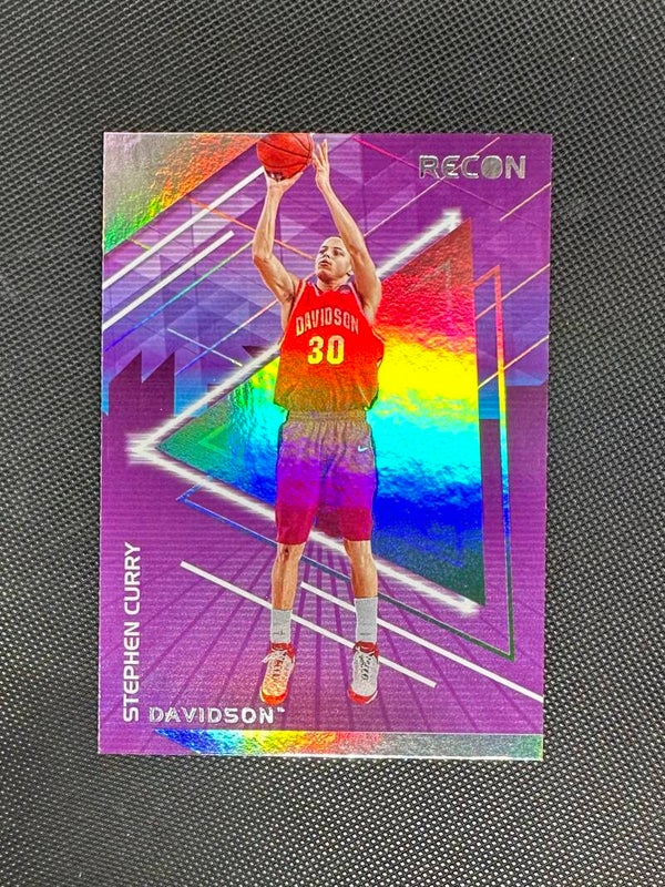 Stephen Curry Panini Chronicles Recon Draft Picks 2022 Purple #21