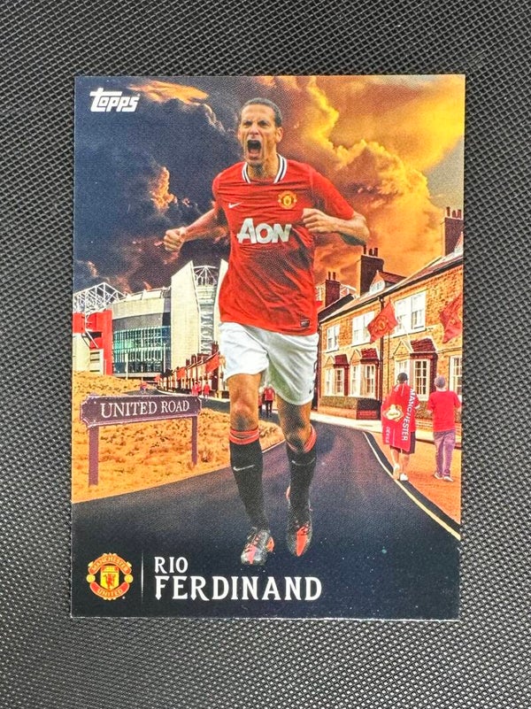 Rio Ferdinand Topps Manchester United Team Set 2025/26 United Road #42