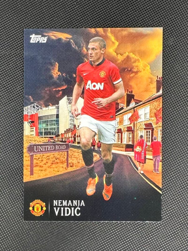Nemanja Vidić Topps Manchester United Team Set 2025/26 United Road #43