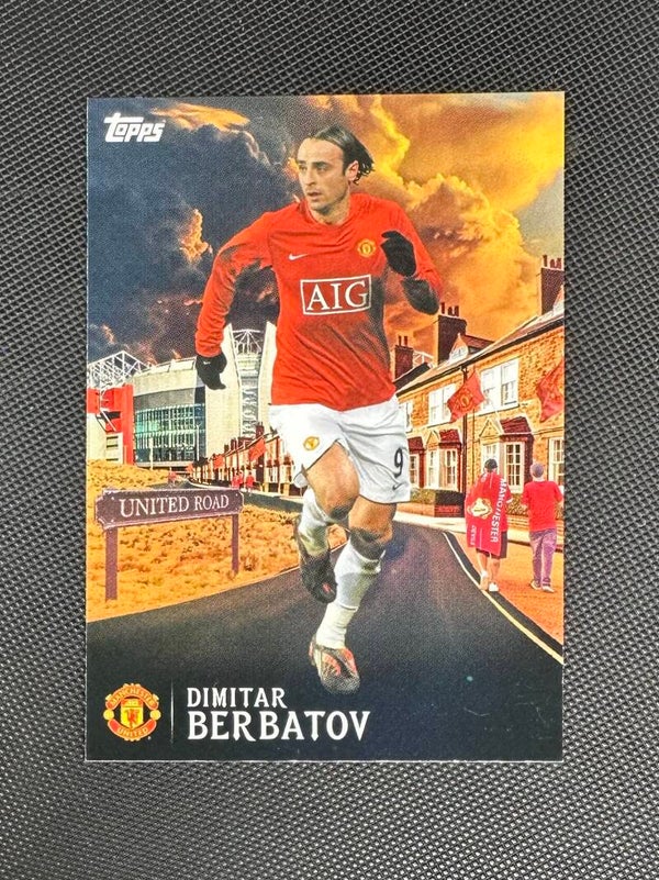 Dimitar Berbatov Topps Manchester United Team Set 2025/26 United Road #50