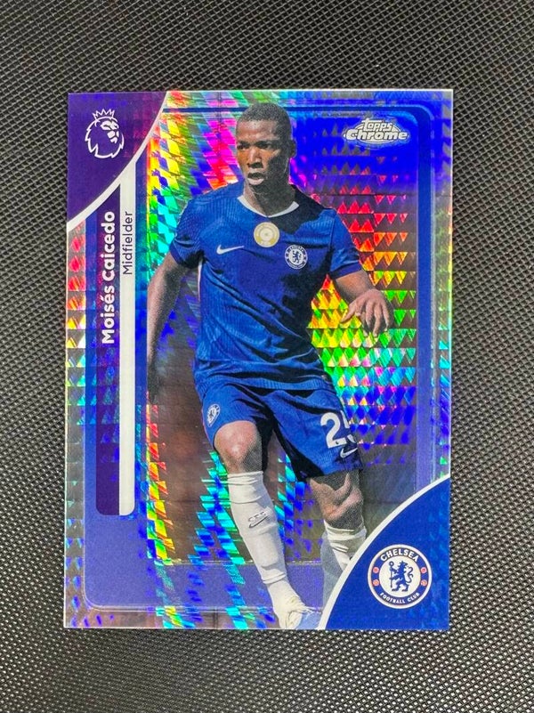 Moises Caisedo Topps Chrome Premier League 2025/26 Prism Refractor #67