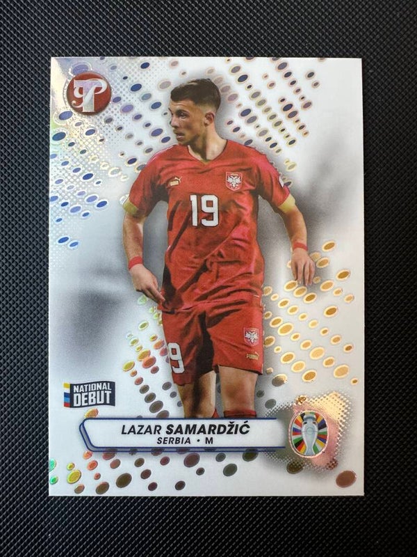 Lazar Samardžić Topps Pristine 2023 Road To UEFA Euro24- Refractor #157