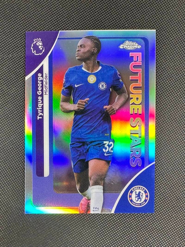 Tyrique George Topps Chrome Premier League 2025/26 Future Stars Refractor #70