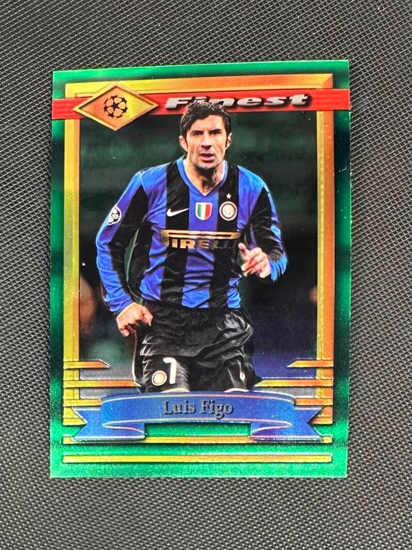 Luis Figo Topps Finest Flashbacks UEFA Club Competitions 2022/23 #54