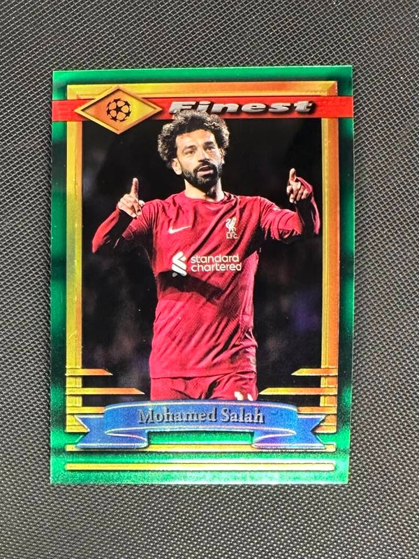 Mohamed Salah Topps Finest Flashbacks UEFA Club Competitions 2022/23 #78