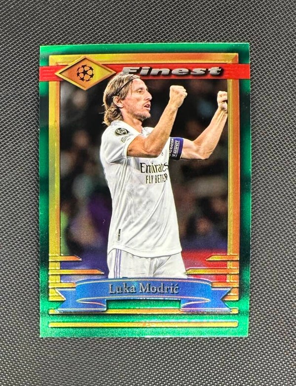 Luka Modrić Topps Finest Flashbacks UEFA Club Competitions 2022/23 #35