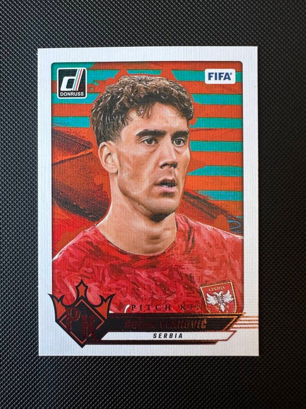 Dušan Vlahović Panini Donruss 2024/25 Pitch Kings #14