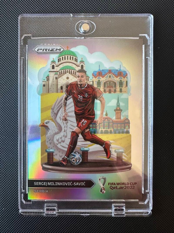 Sergej Milinković Savić Panini Prizm FIFA World Cup Qatar22 2022 National Landmarks Prizm #24