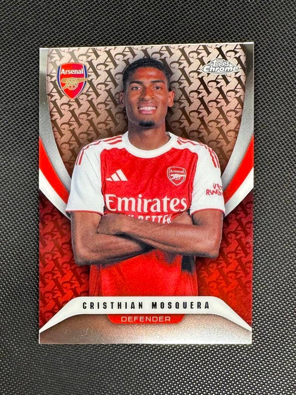 Cristhian Mosquera Topps Chrome Arsenal 2025/26 #60