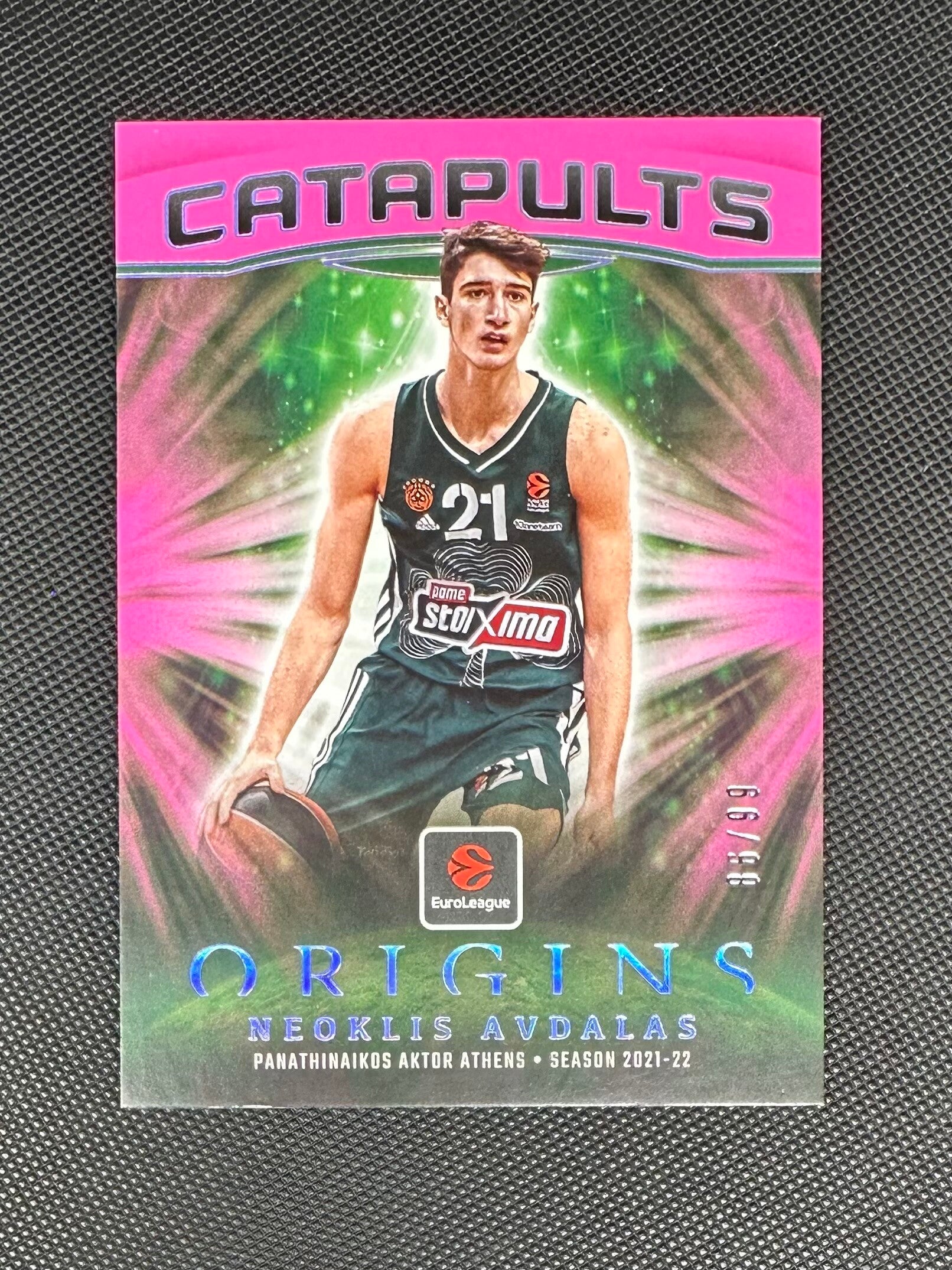 Neoklis Avdalas /99 Panini Origins Euroleague 2025/26 Pink #19