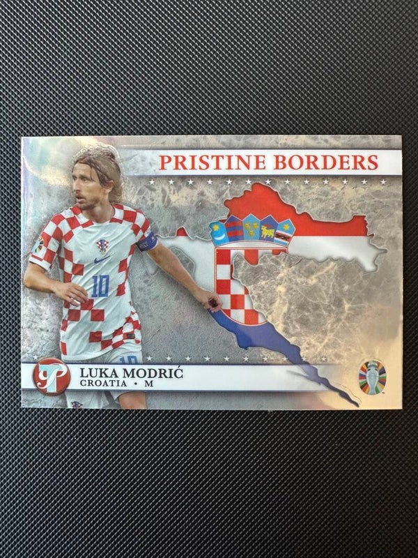 Luka Modrić Topps Pristine 2023 Road To UEFA Euro24 Pristine Borders #PB-LM