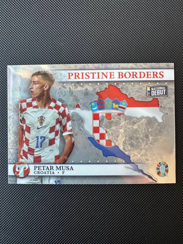 Petar Musa Topps Pristine 2023 Road To UEFA Euro24 Pristine Borders #PB-PM HRVATSKA