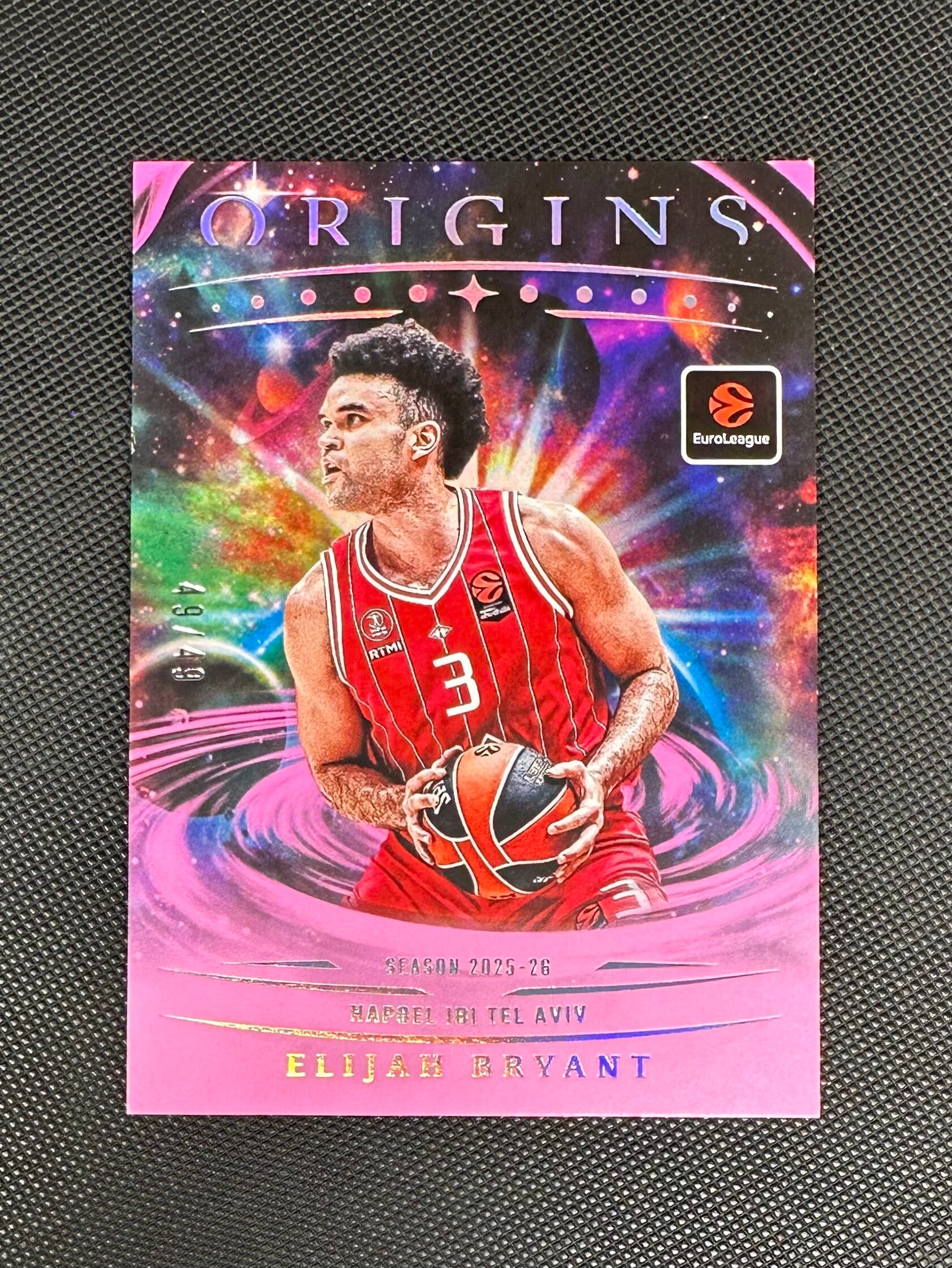 Elijah Bryant /49 Panini Origins Euroleague 2025/26 Pink #7