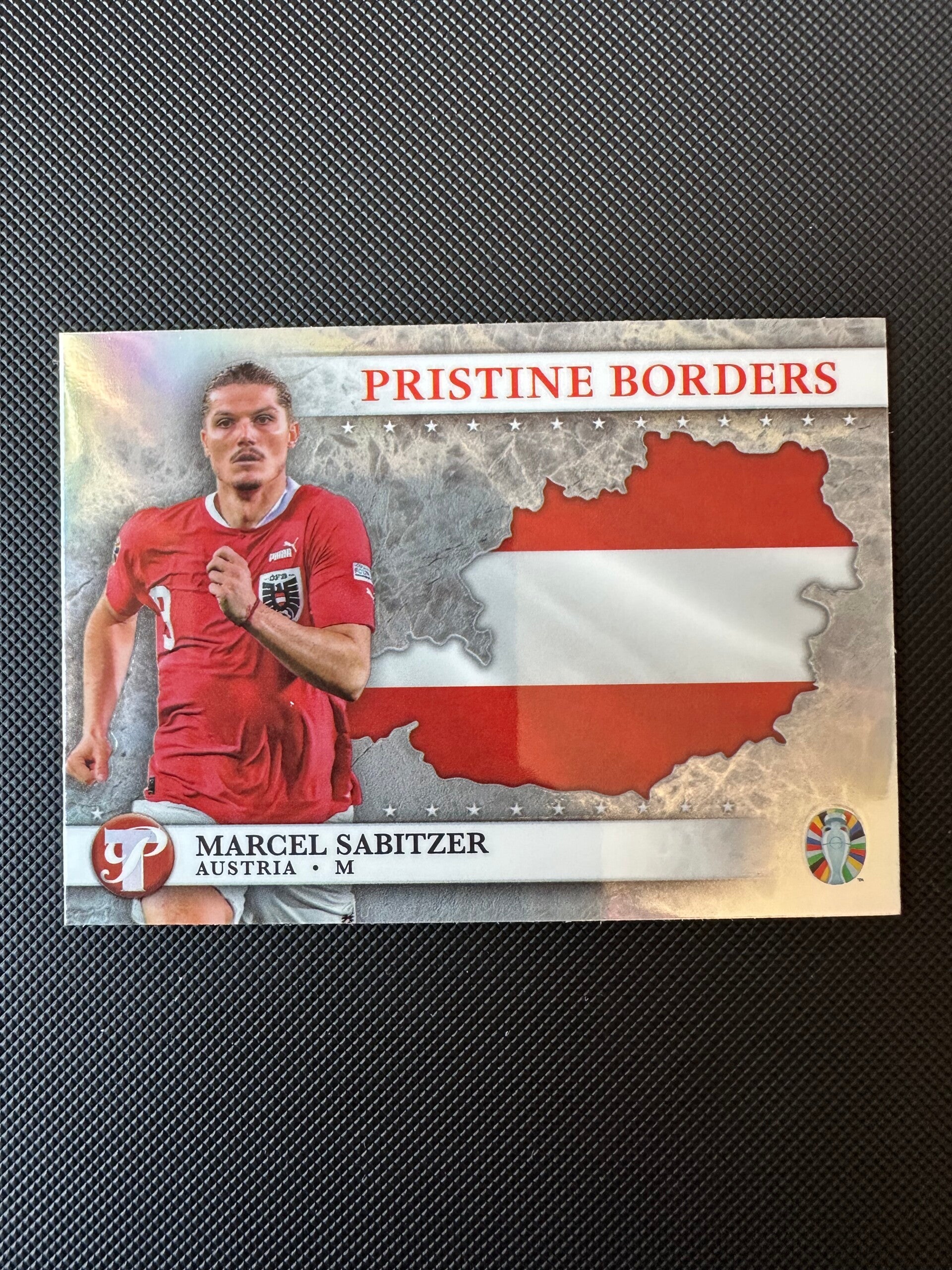 Marcel Sabitzer Topps Pristine 2023 Road To UEFA Euro24 Pristine Borders #PB-MS AUSTRIJA