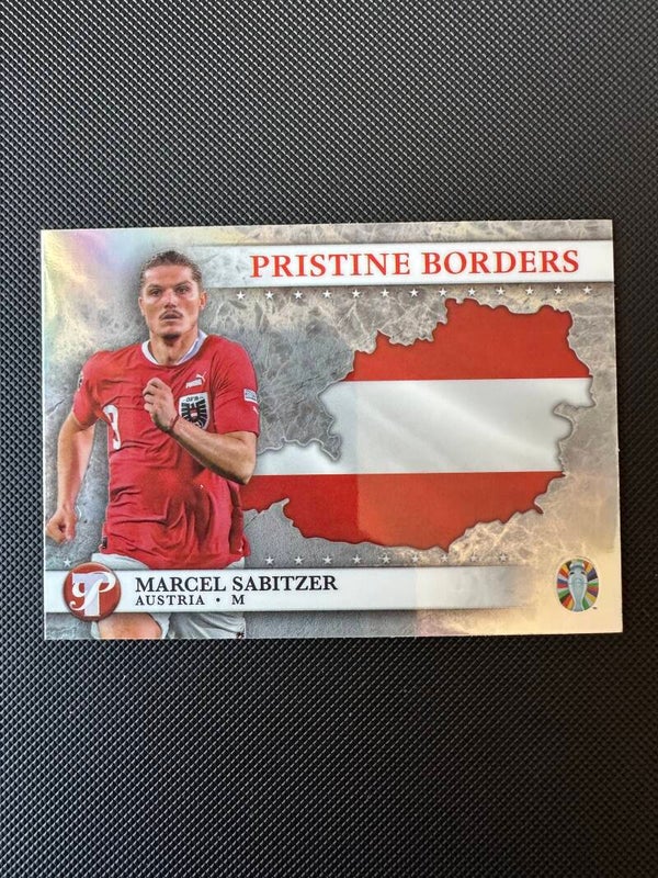 Marcel Sabitzer Topps Pristine 2023 Road To UEFA Euro24 Pristine Borders #PB-MS AUSTRIJA